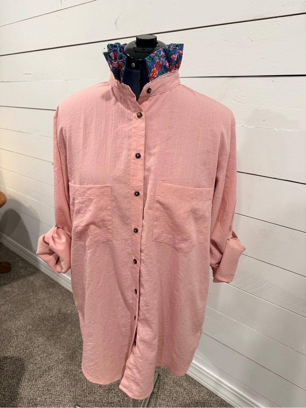 Prairie Blush collar switch Shirt